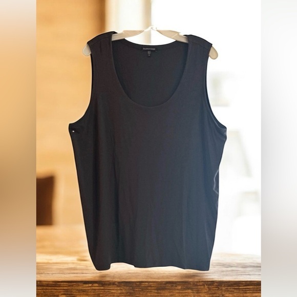 Eileen Fisher Tops - Eileen Fisher Sleeveless black top Sz X Large Rayon Lycra
